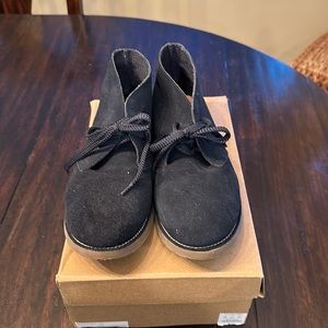 Worn once boys Jcrew Calvert navy boots size 7